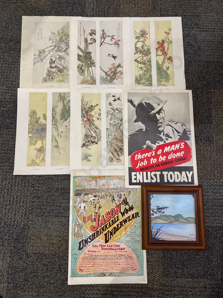 Small Quantity of Assorted Asian Prints & Repro Posters etc Image 1++