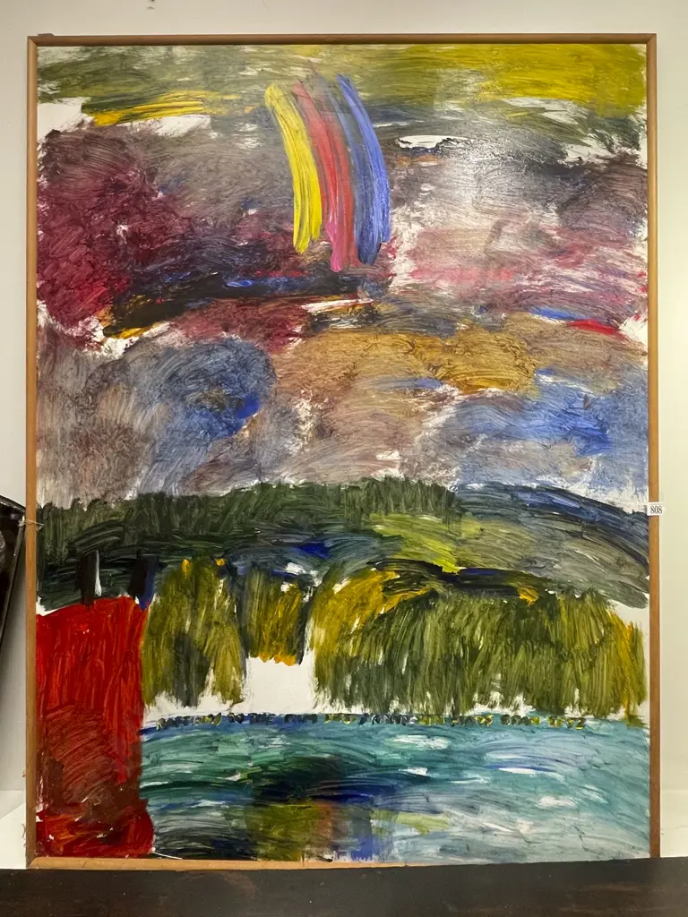 Fergus Collinson - Abstract - Oil on Board Image 1++