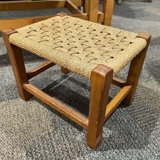 Rush Top Footstool