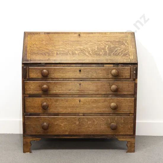 Geo III Oak Bureau