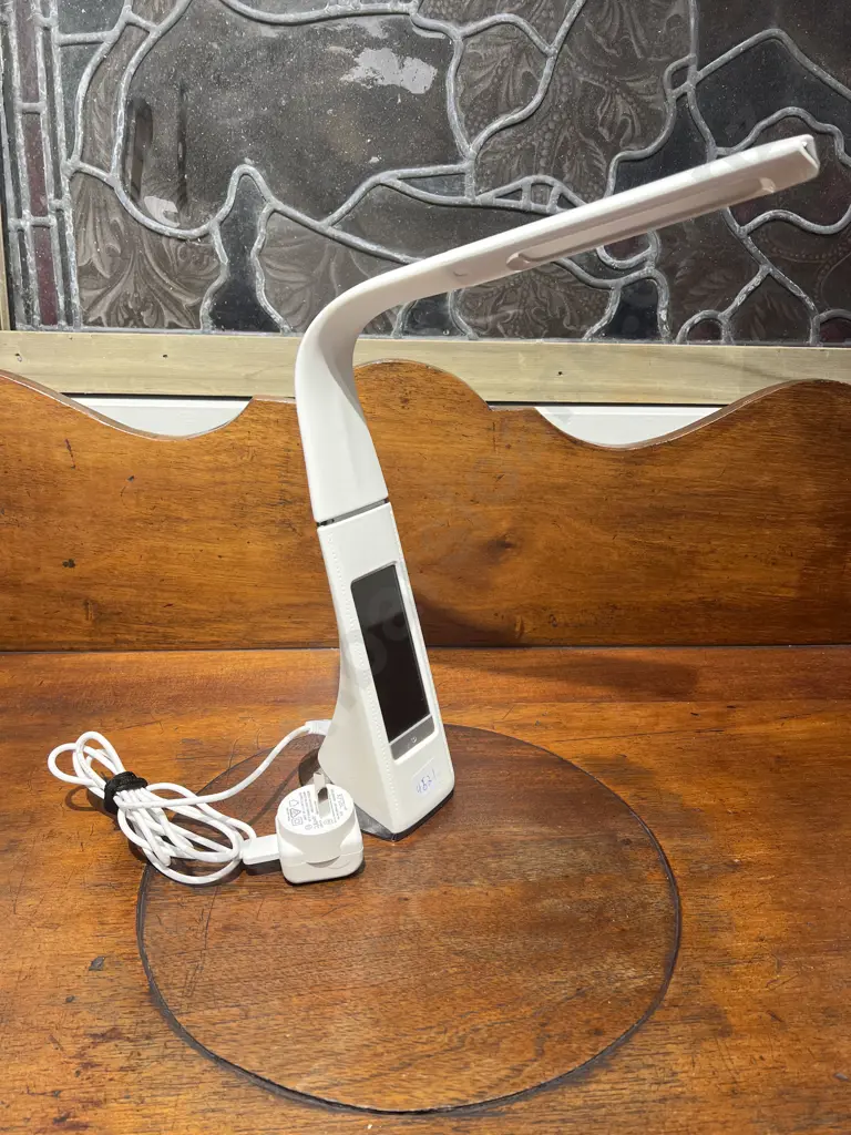 Modern Alarm Clock with LED Flexi Reading Light Image 1++