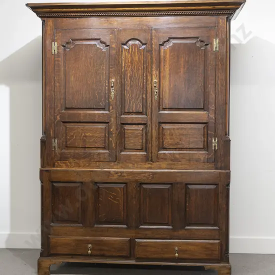 Geo III Oak Housekeeper's Cupboard