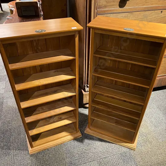Two CD Racks & CD Cabinet