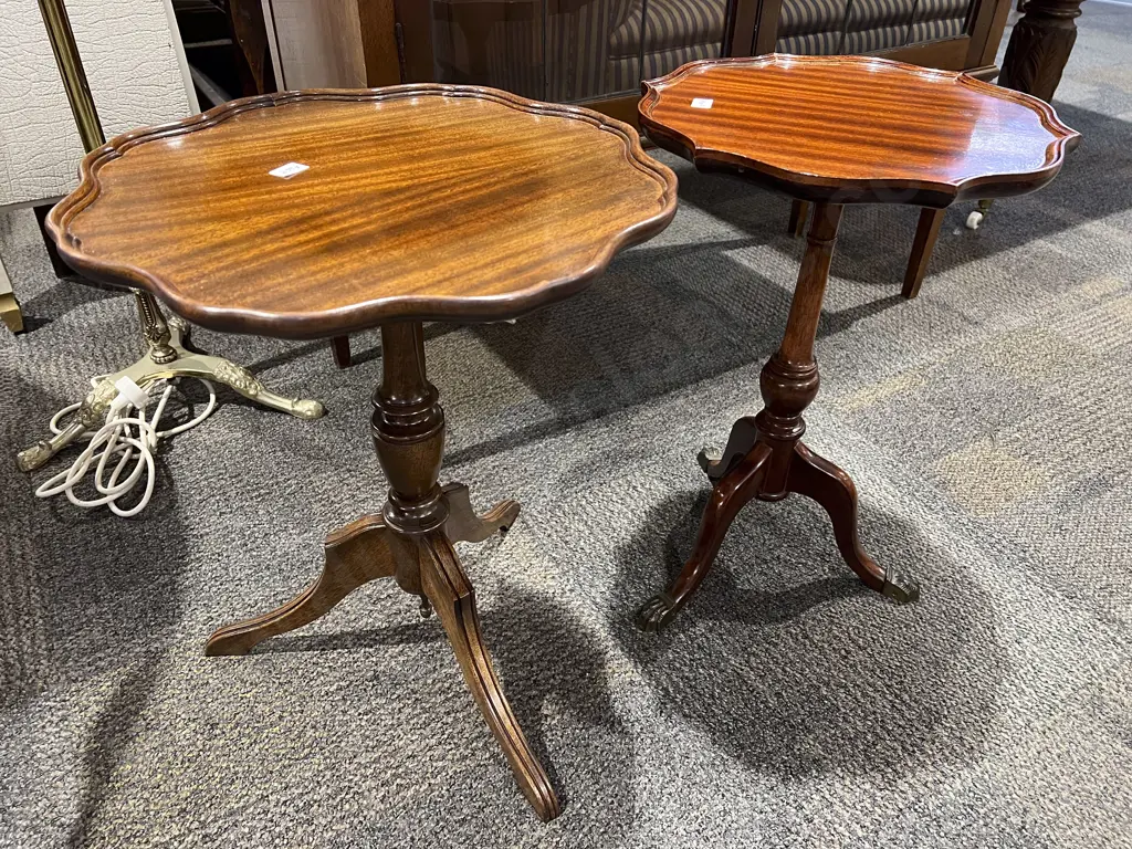 Two Tripod Based Wine Tables Image 1++