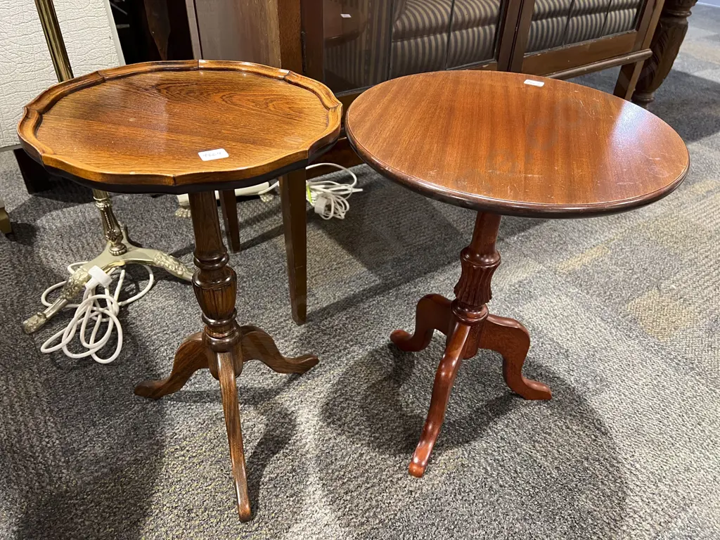 Two Tripod Based Wine Tables Image 1++