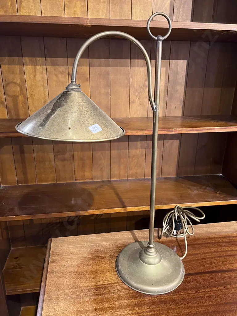 Brass Single Branch Table Lamp Image 1++