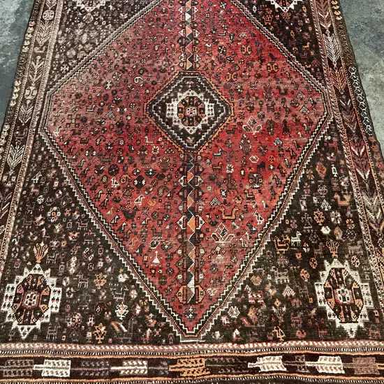 Iranian Shiraz Wool Rug
