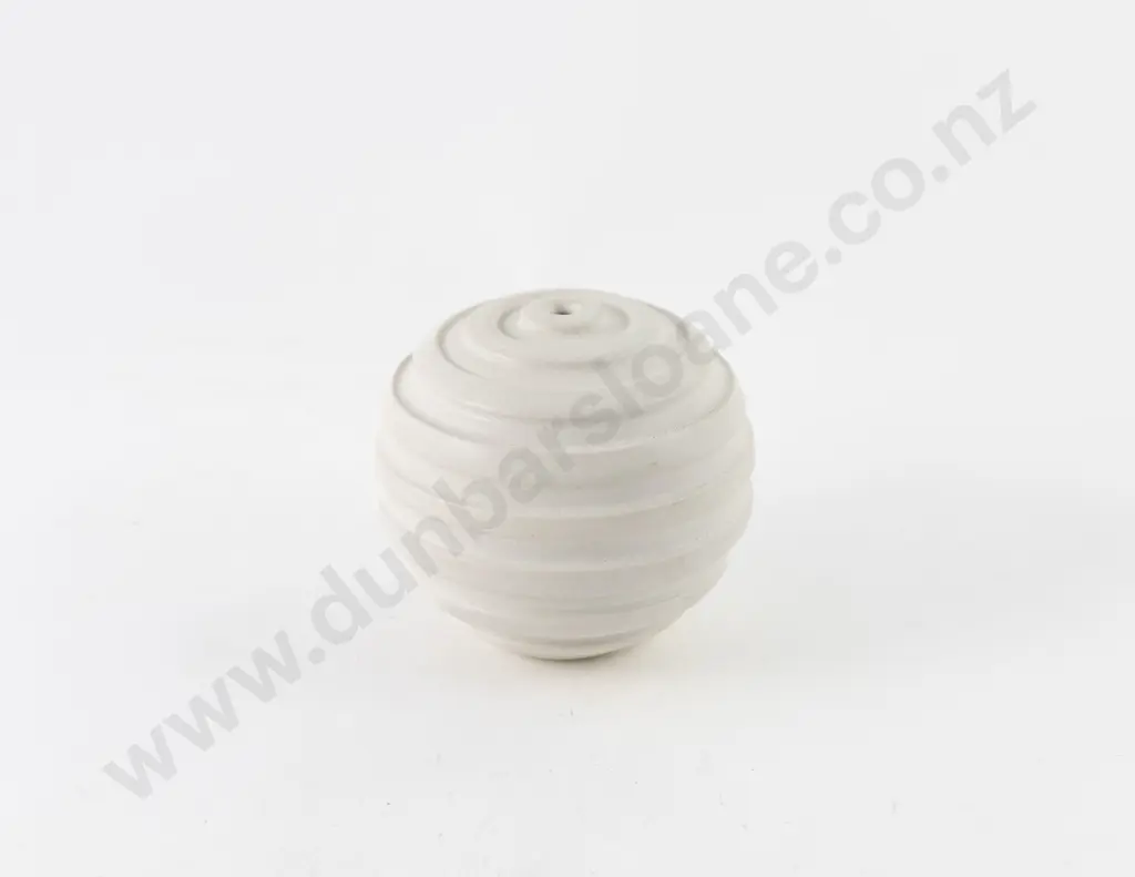 John Parker White Ware Ovoid Vase Image 1++