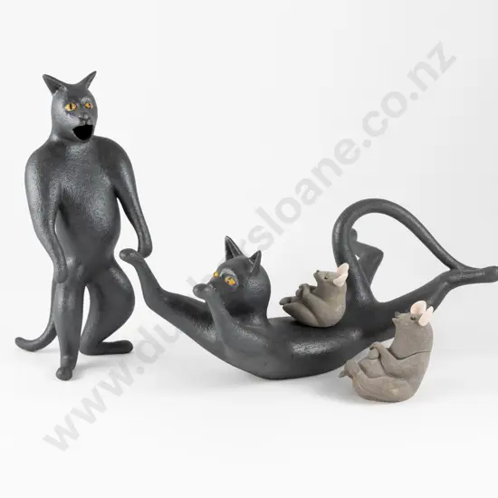Rick Rudd Cat and Mouse Tea Set