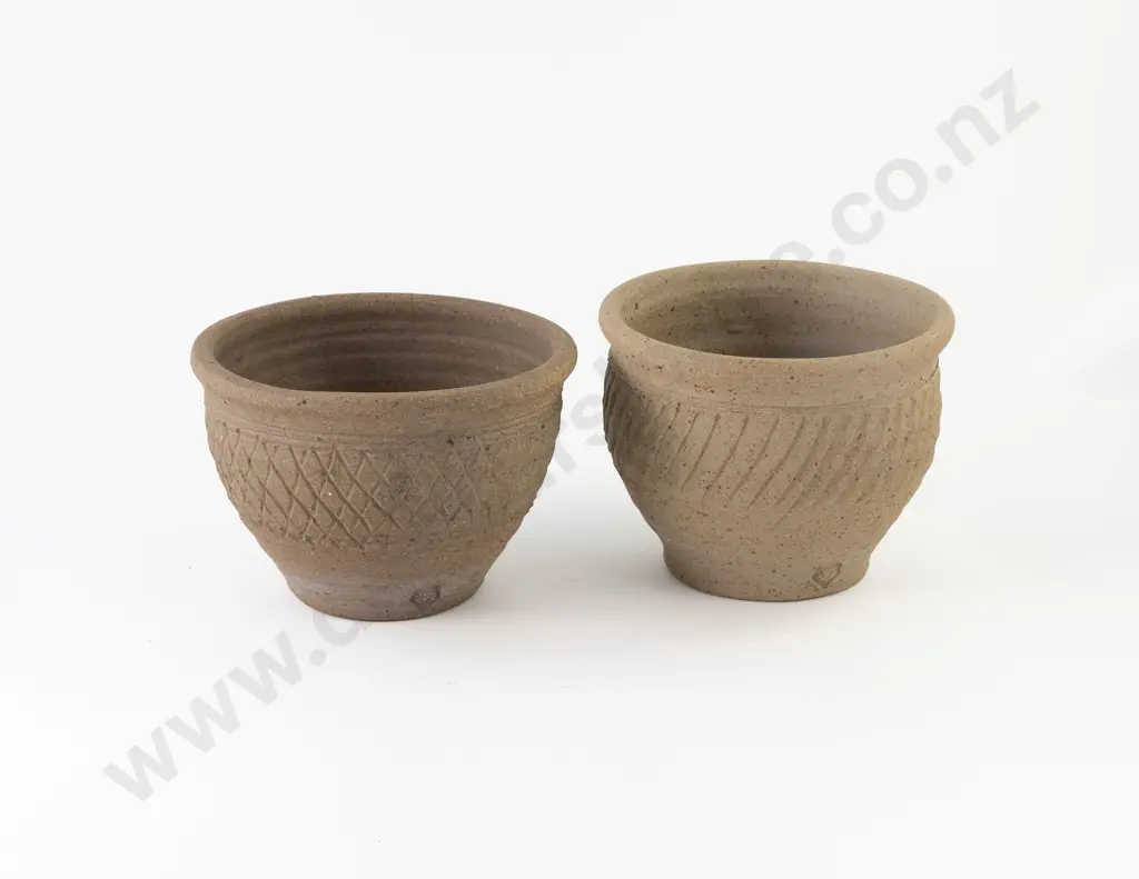 Two Mirek Smisek Earthenware Planters Image 1++