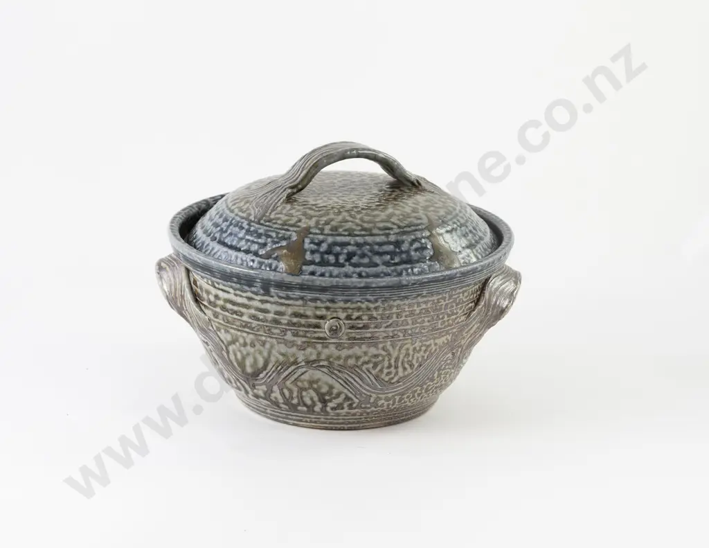 Large John Wineera Lidded Casserole Image 1++