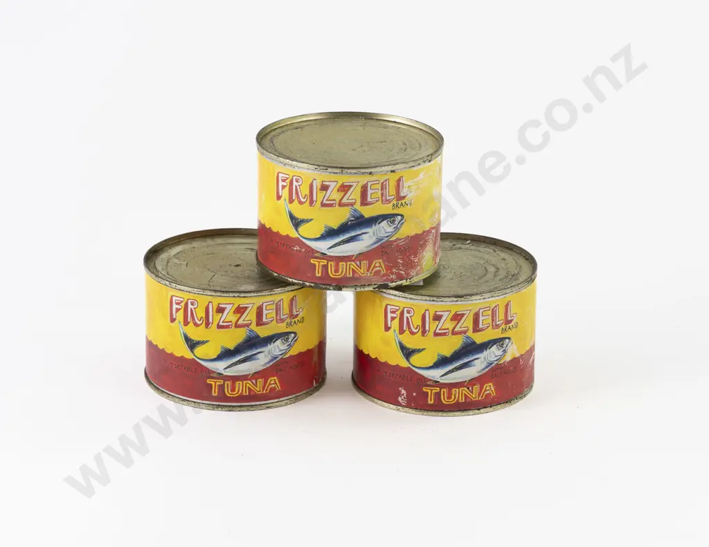 Three Dick Frizzell Tuna Cans Image 1++