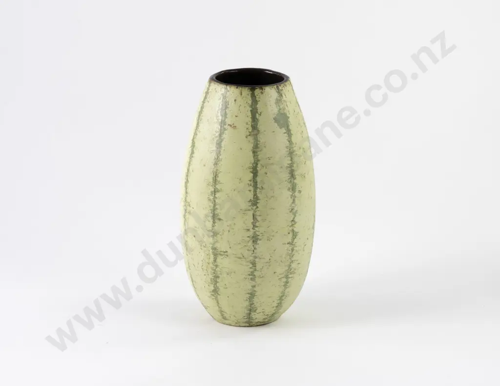 Katherine Smyth Elongated Melon Form Vase Image 1++