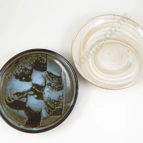 Large Ross Mitchell-Anyon Shallow Bowl & Other