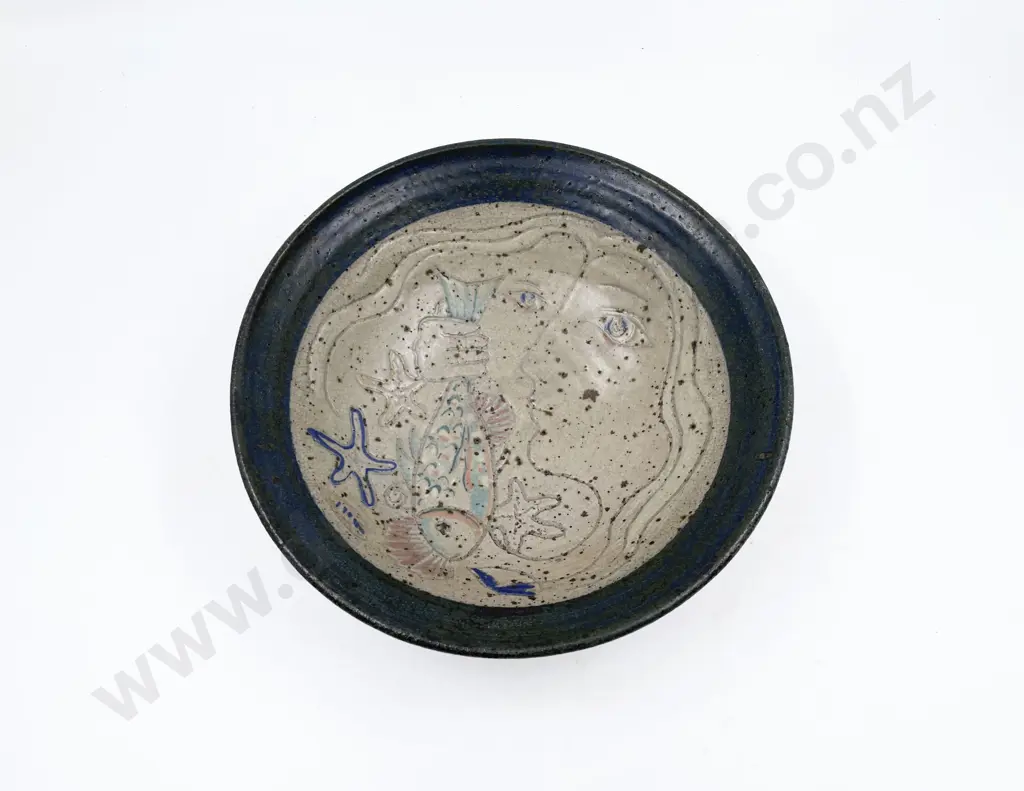 Pamela Annsouth Stoneware Footed Bowl Image 1++
