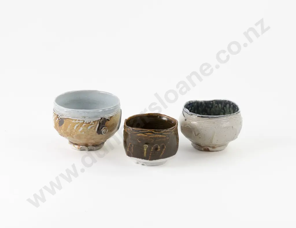 Three Margaret Sumich Footed Bowls Image 1++