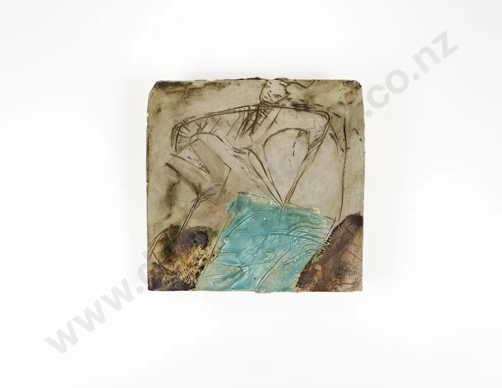 Mike Moran Semi-Glazed Platter Image 1++