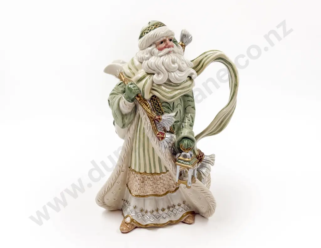 Fitz and Floyd Santa Claus Pitcher Image 1++