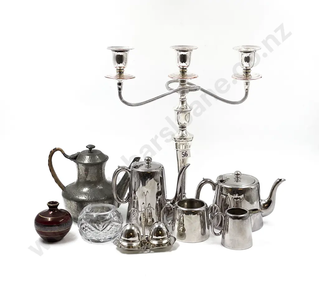 Various S/P Ware and British Pewter Coffee Pot Image 1++