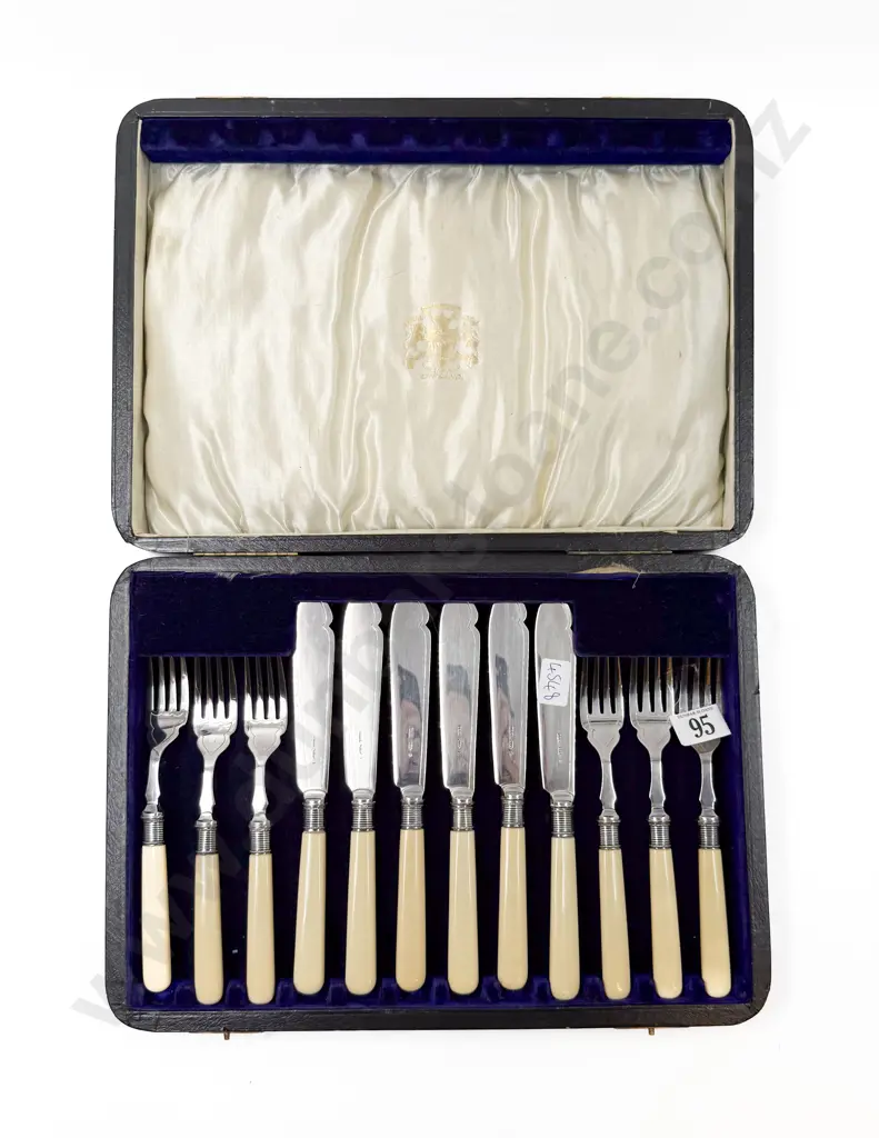 Cased Fish Knives and Forks Image 1++