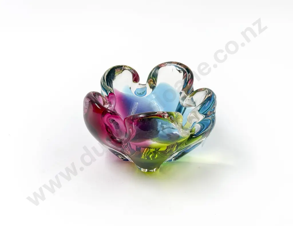 Mid C20th Murano Fluted Dish Image 1++