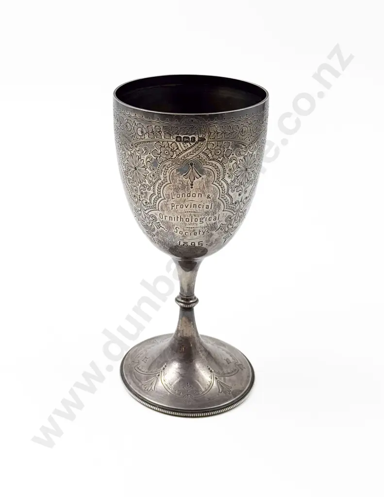 S/S Engraved Trophy Goblet Image 1++