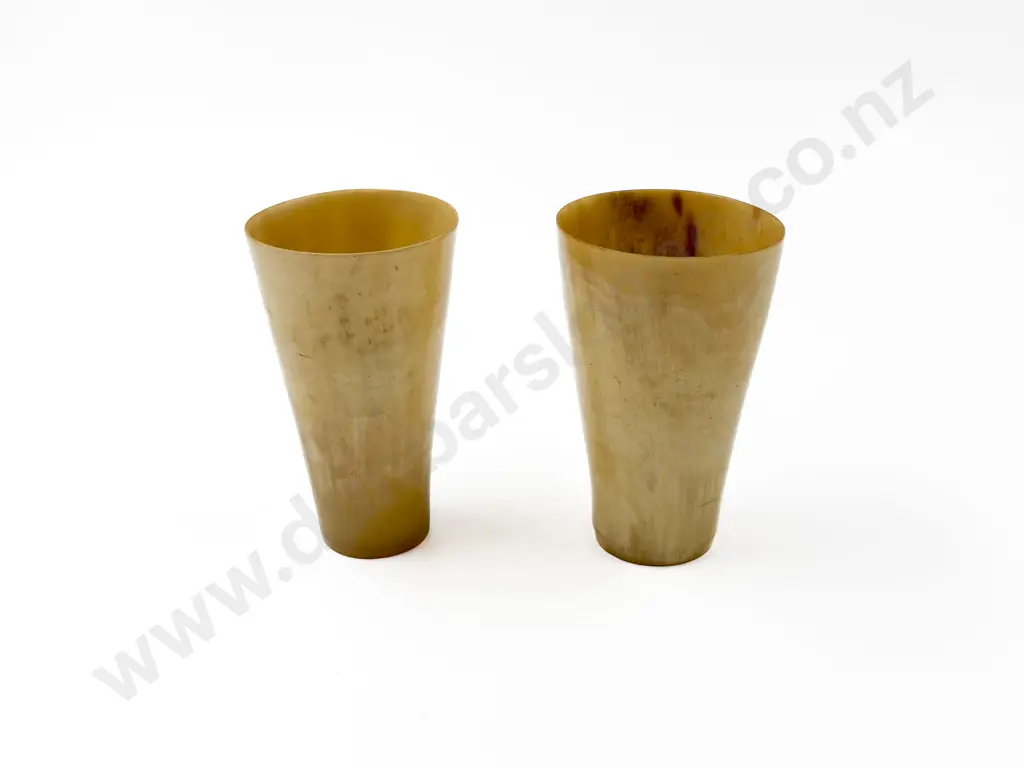 Pair of Horn Beakers Image 1++