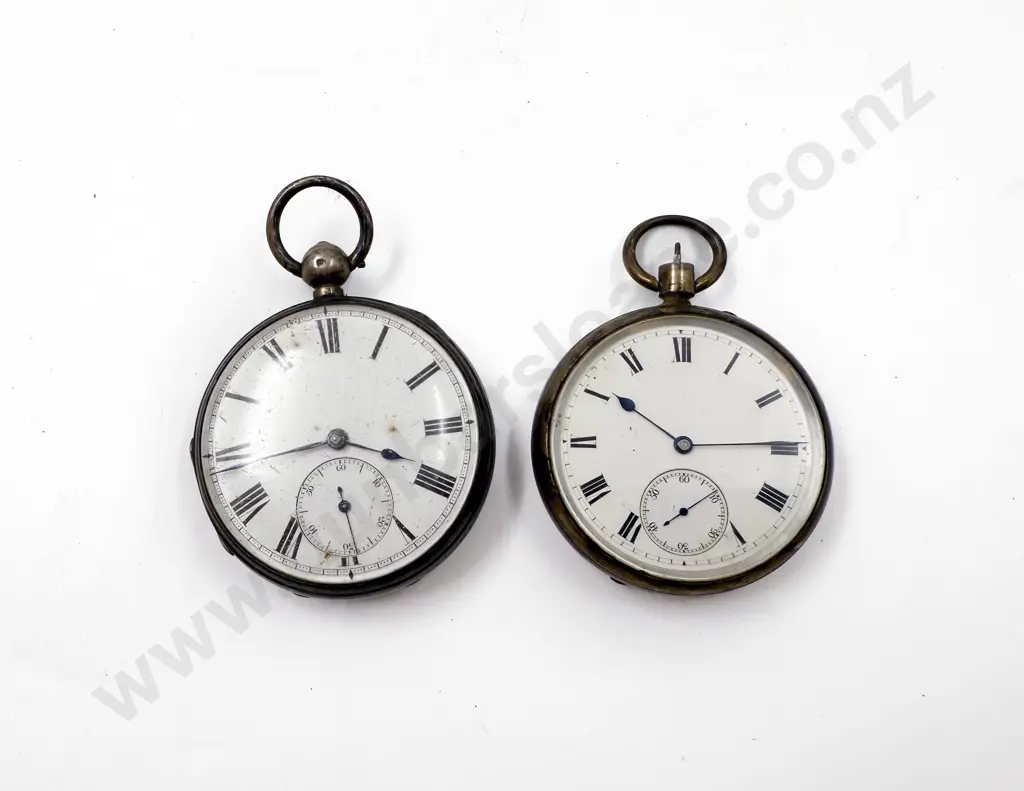 Two Vintage Fob Watches Image 1++