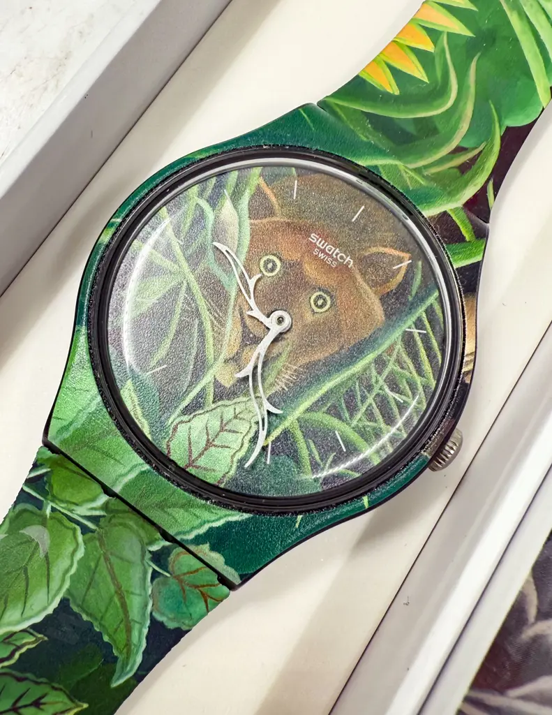 Boxed Ltd Edition Henry Rousseau Swatch Watch Image 1++