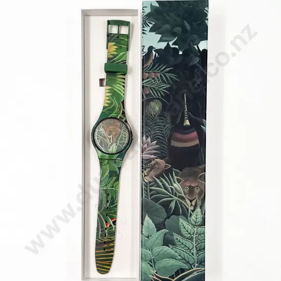 Boxed Ltd Edition Henry Rousseau Swatch Watch