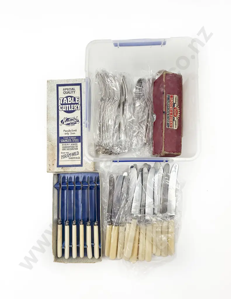 Quantity of Assorted Cutlery incl Bone Handled Image 1++