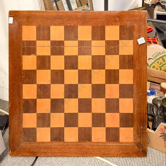 Vintage Chess Set & Board