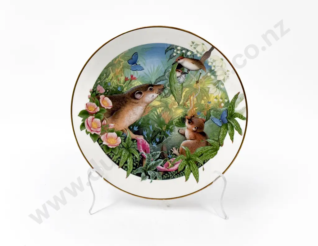 Three Boxed Royal Doulton Comm. Plates Image 1++