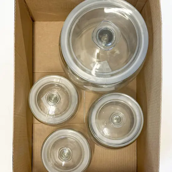 Three Boxes of Assorted Lolly Jars
