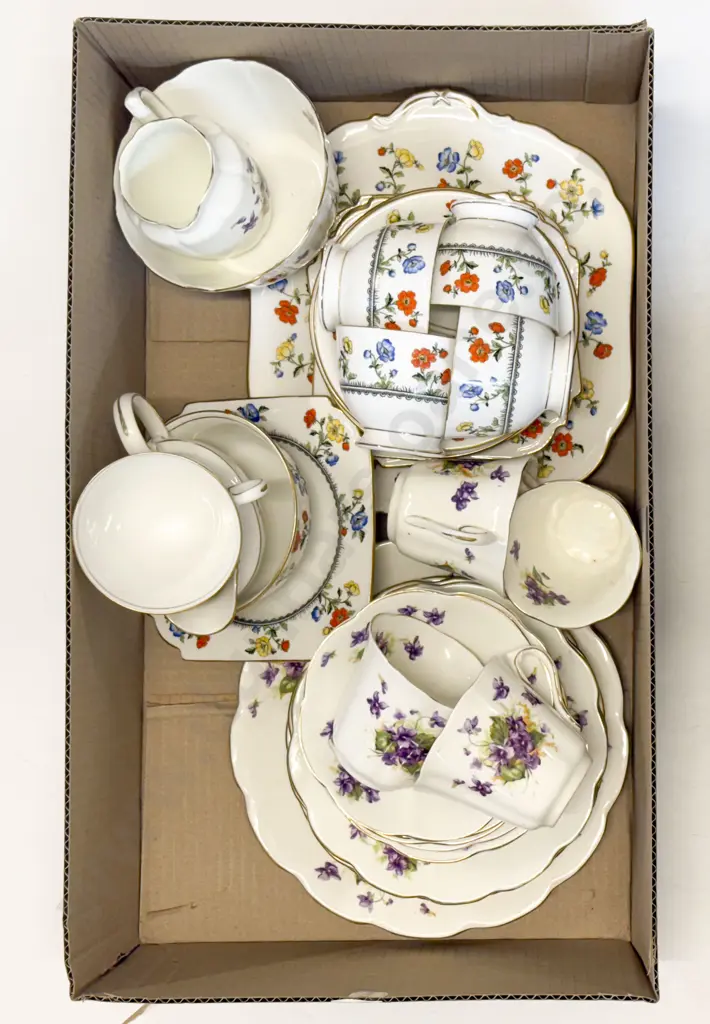 Two Aynsley Part Teasets Image 1++