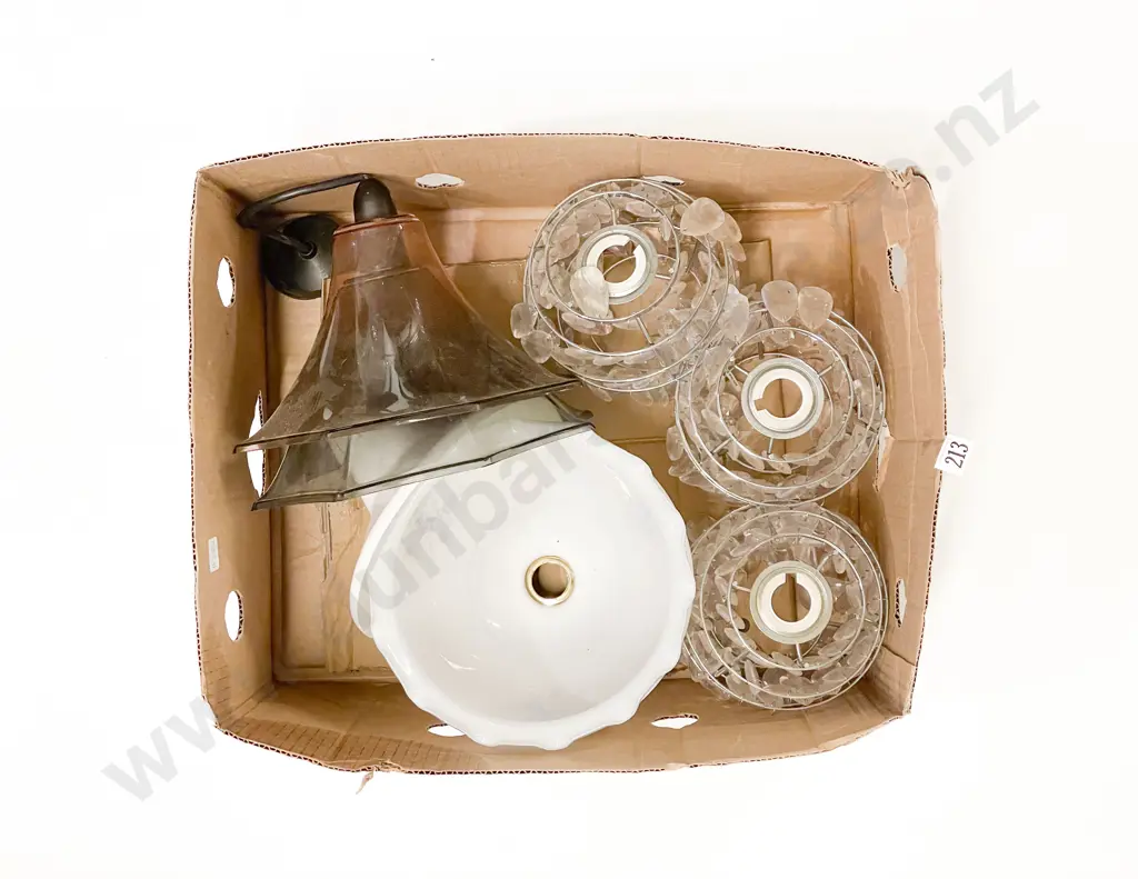 Quantity of Assorted Vintage Lightshades etc Image 1++