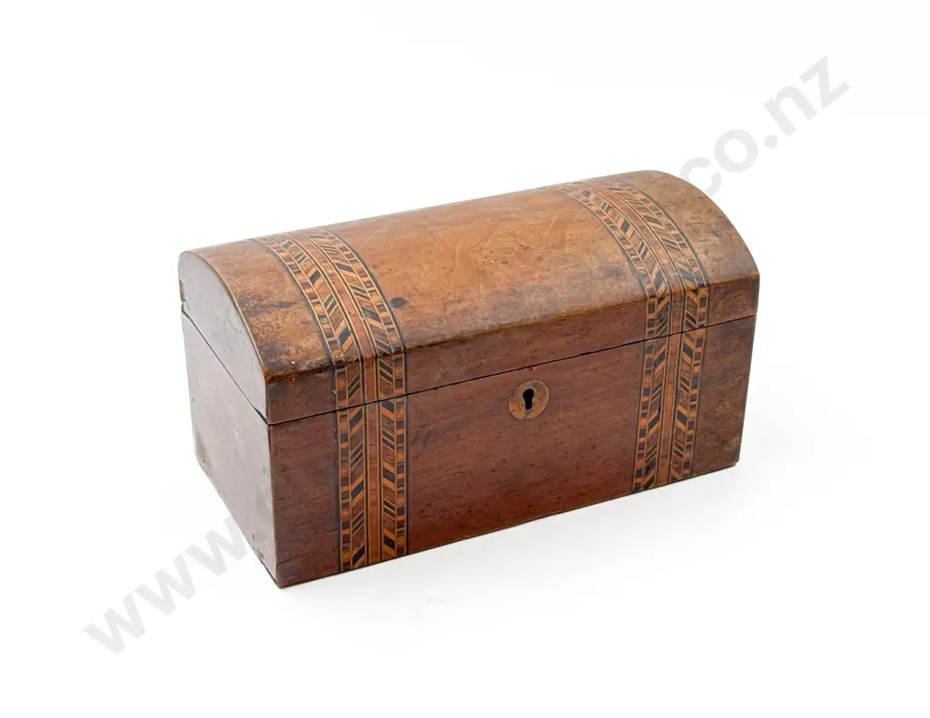 Victorian Inlaid Tea Caddy Image 1++