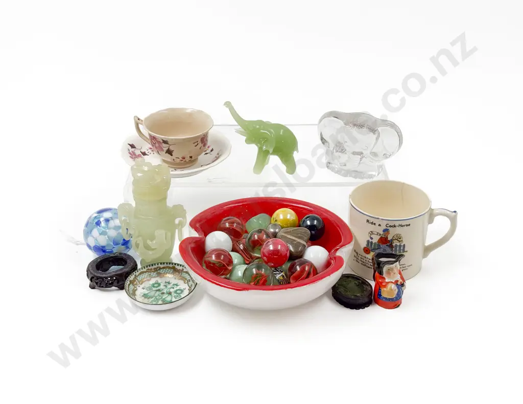 Box Quantity of Assorted incl Vintage Marbles Image 1++