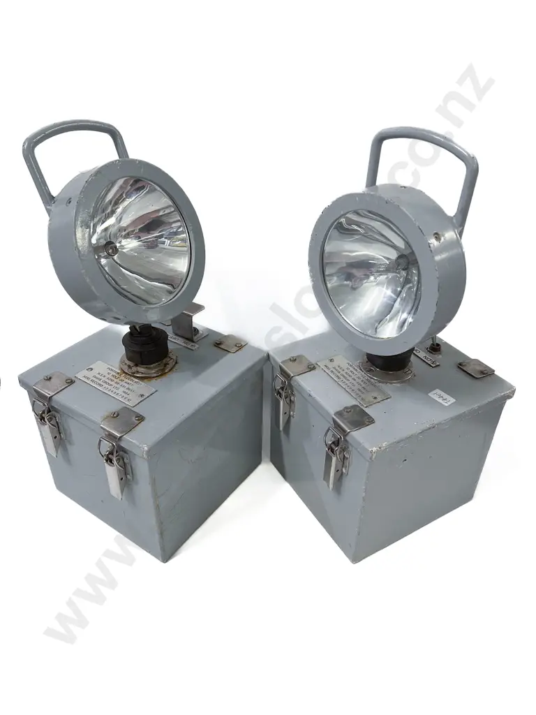 Pair Portable Flood Lights Image 1++