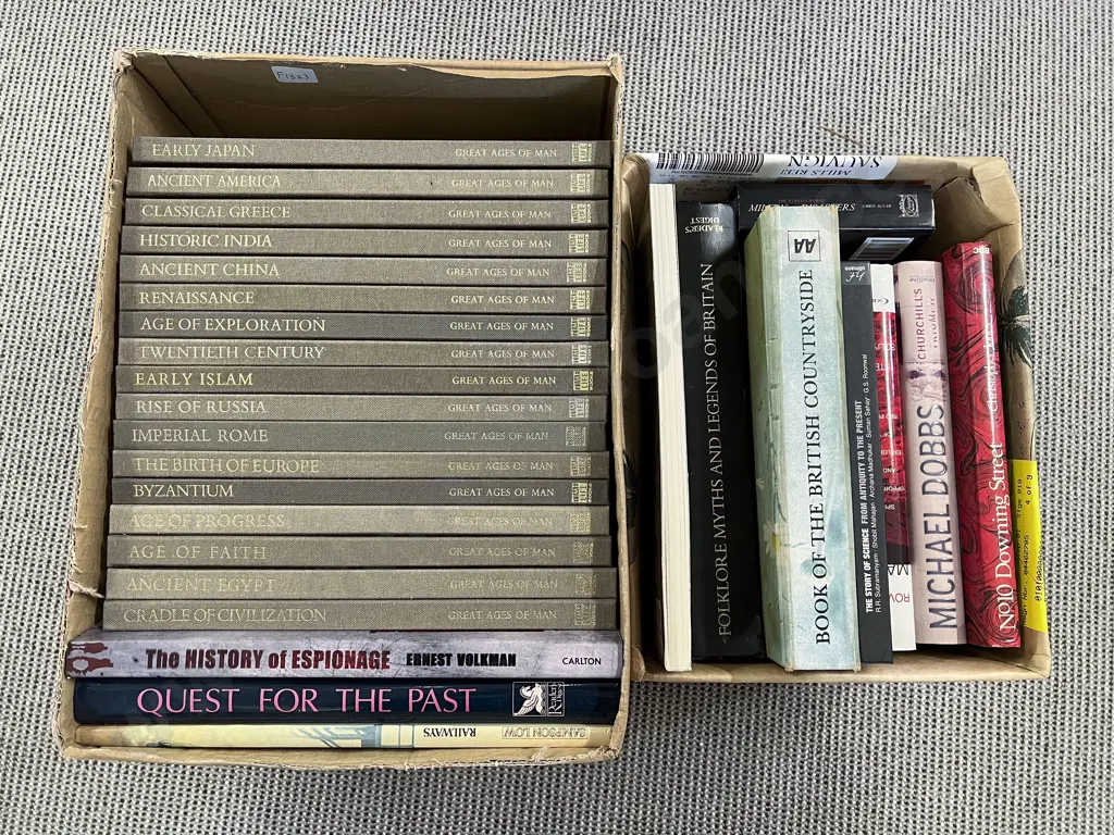 Two Boxes of Assorted Books Image 1++