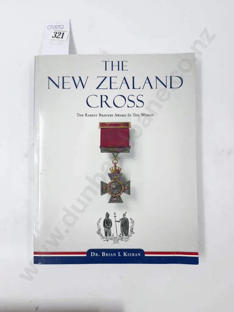 The NZ Cross by B Kieran & Framed Facsimilie Document Image 1++