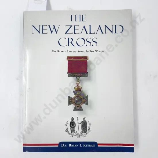 The NZ Cross by B Kieran & Framed Facsimilie Document