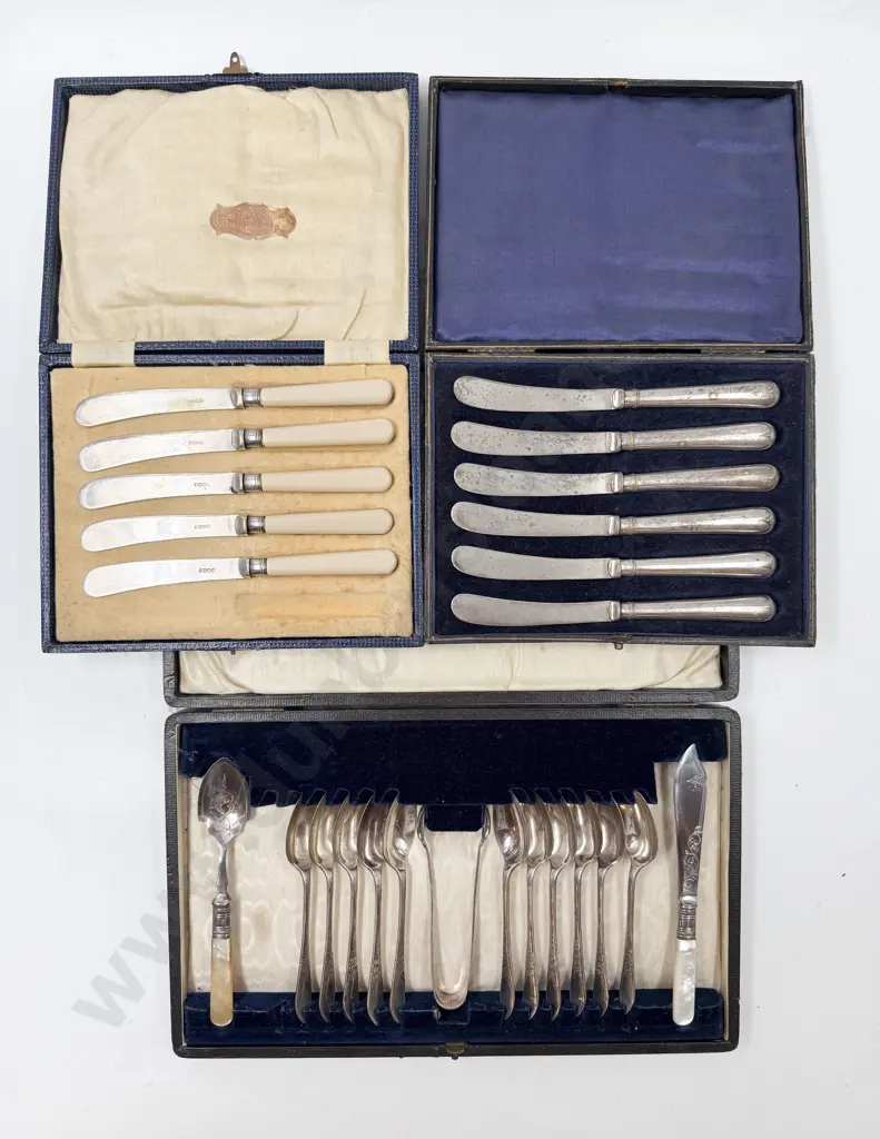Three Boxed Cutlery Sets Image 1++