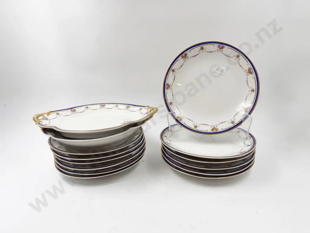 Twelve Limoges Plates & Two Sandwich Plates Image 1++