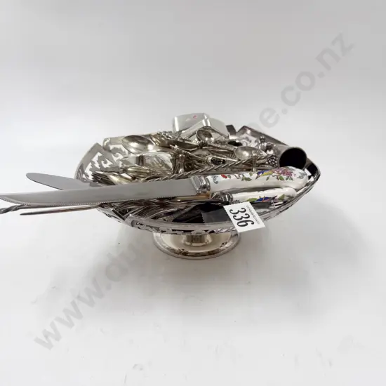 Mixed Lot of S/P Spoons etc