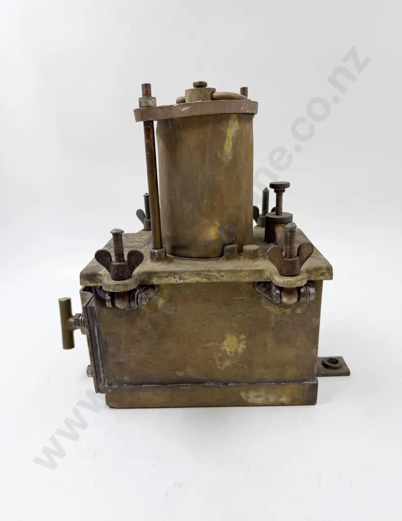 Vintage Brass Cased Road Warning Light Image 1++