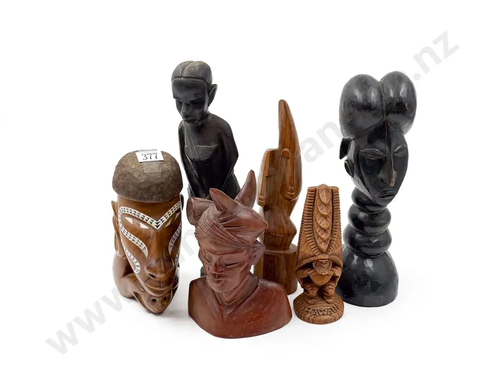 Small Quantity of Assorted Carved Figures & Busts Image 1++