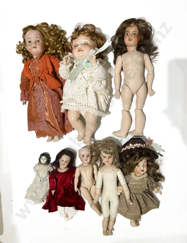 Qty of Vintage Bisque Dolls (A/F) Image 1++