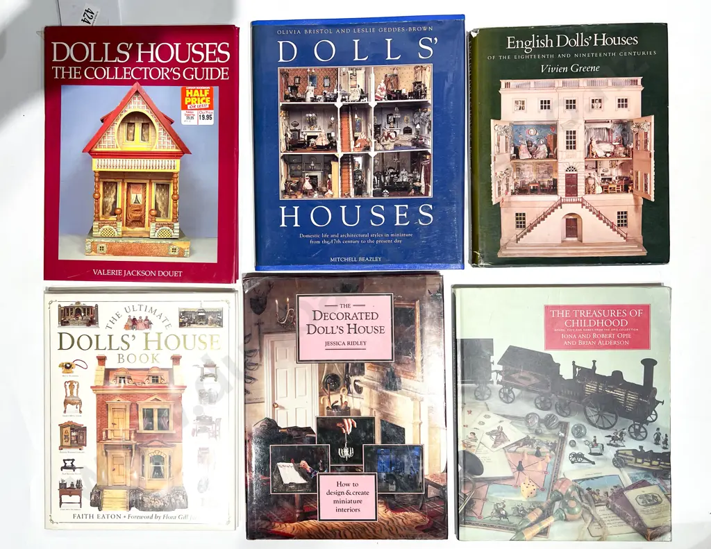 Six Antique Doll Reference Books Image 1++
