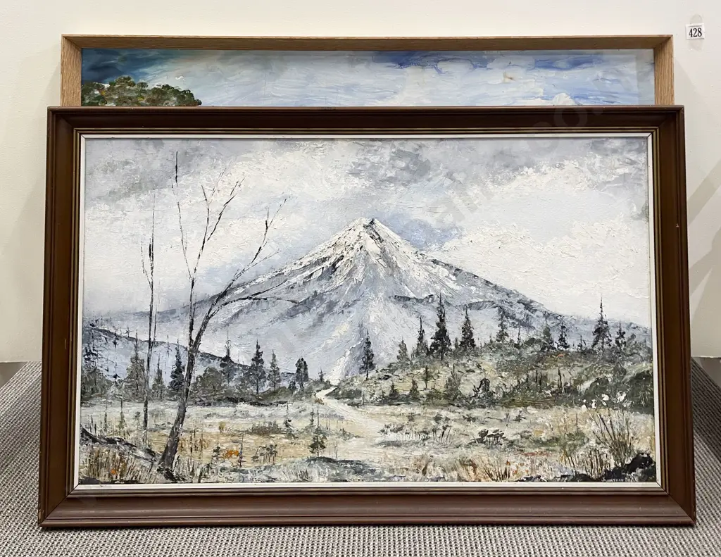 Jonathan Dee - Tongariro - Oil on Board & Other (2) Image 1++